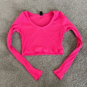 SHEIN pink XS crop top